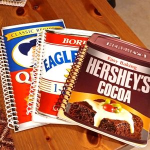 Hershey's Cocoa , Eagle Brand and Quaker Oats Recipe Books